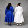 Nkabom Unity Flared Skirt Set back of skirt