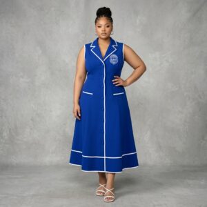 The Royal Finer Dress (Blue) by Five PearlZ Design