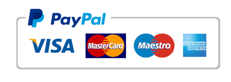 We accept all major Payment Methods