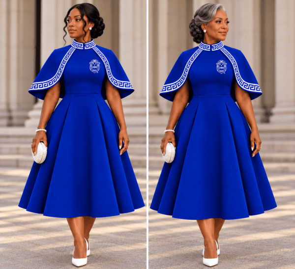 Elegant Blue Sorority Portraits