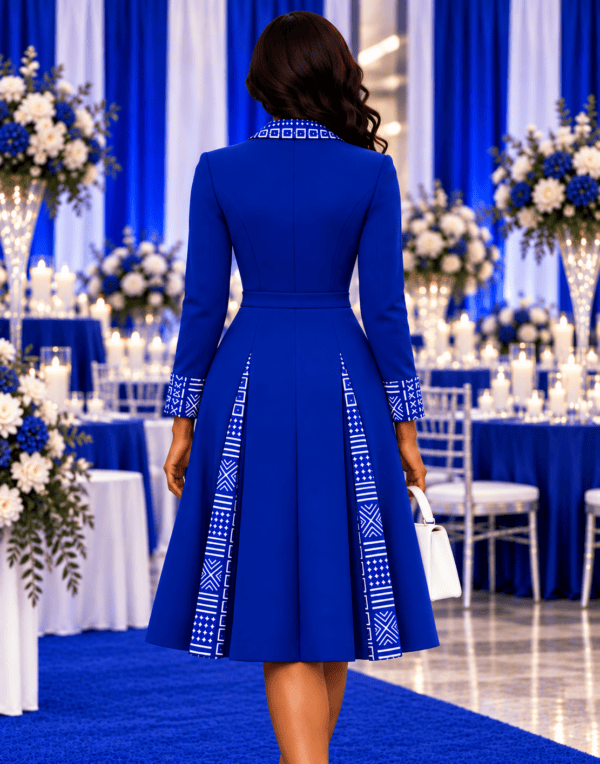 Royal Blue Elegance in the Ballroom